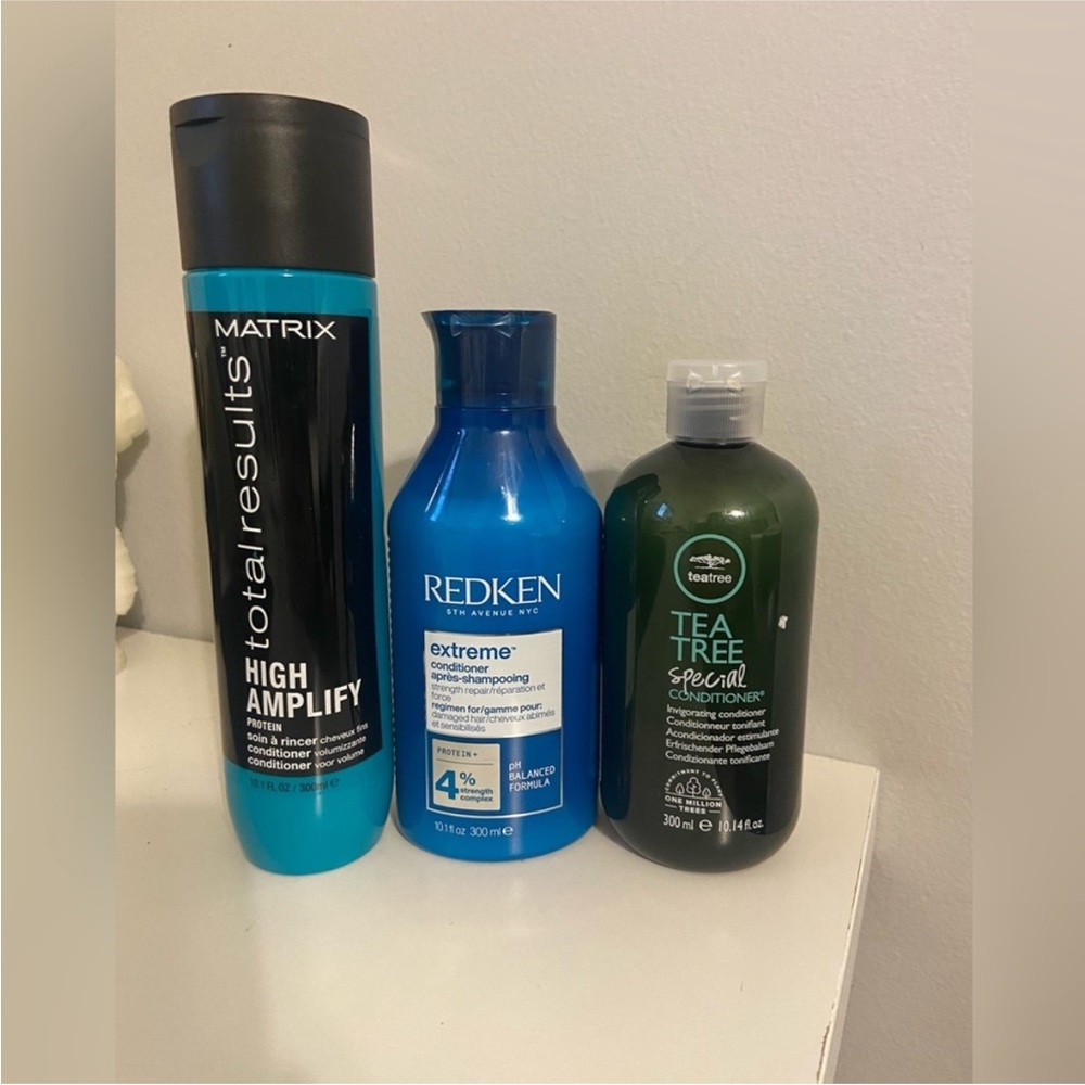 High-End Hair Conditioner Bundle Matrix Redken‎ Tea Tree Lot of 3